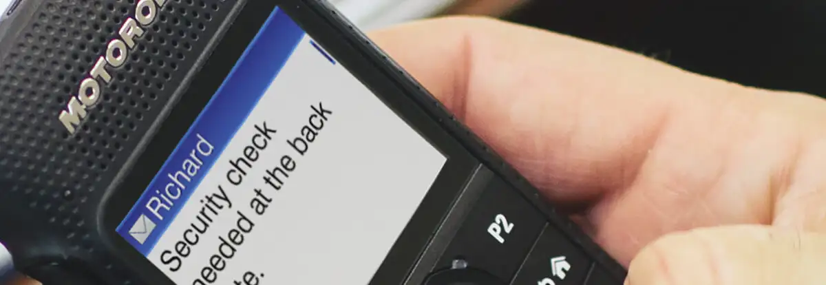 Motorola Solutions Two-Way Radio Applications Motorola Solutions Two-Way Radio Applications